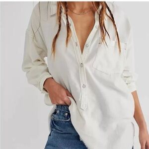 We The Free Cream Long Sleeve Top